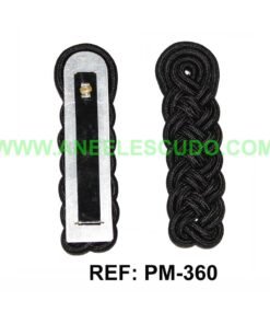 Hombreras Negra PM-360