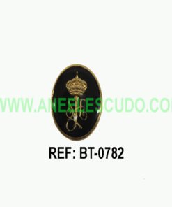 Botton Con Corona Fondo Verde BT-782