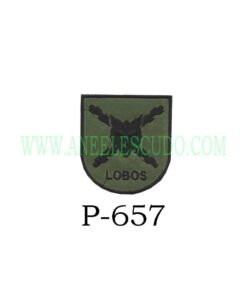 Parche Bordado Militar "LOBOS" P-657