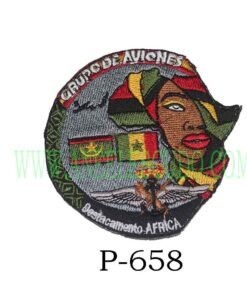 Parche Bordado – Despliegue África – "Grupo de Aviones P-658