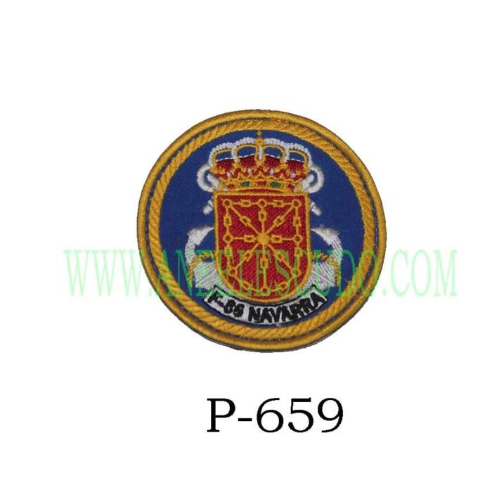 Parche Bordado – F-85 Navarra – Armada Española P-659
