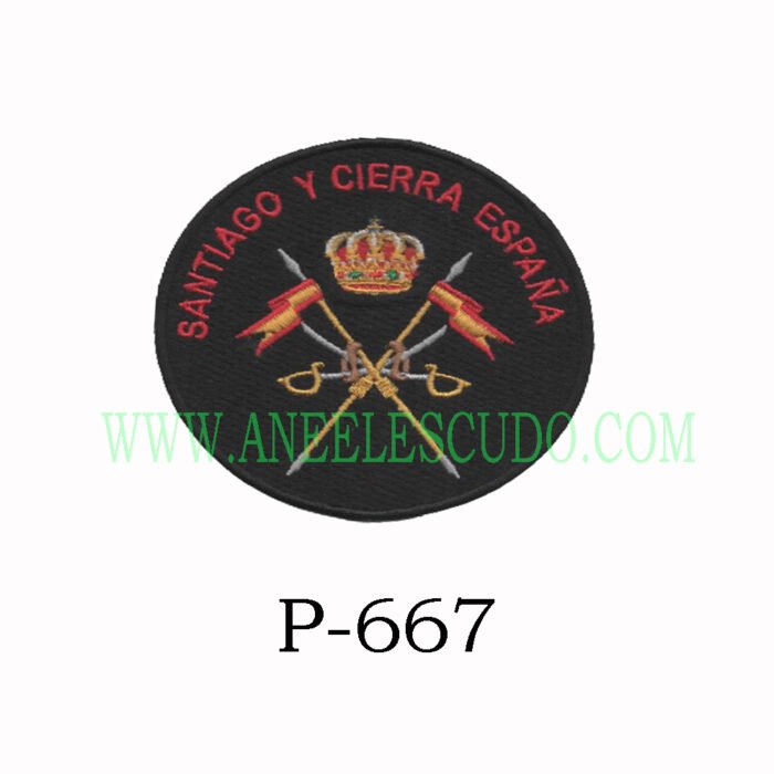 Parche De “SANTIAGO Y CIERRA ESPAÑA” P-667
