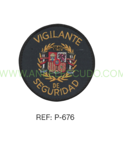 Parches De Vigilante De Seguridad P-676