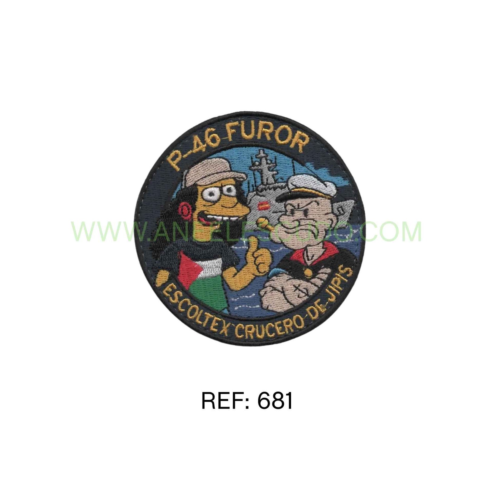 Parches De ESCOLTEX CRUCERO DE JIPIS P-681