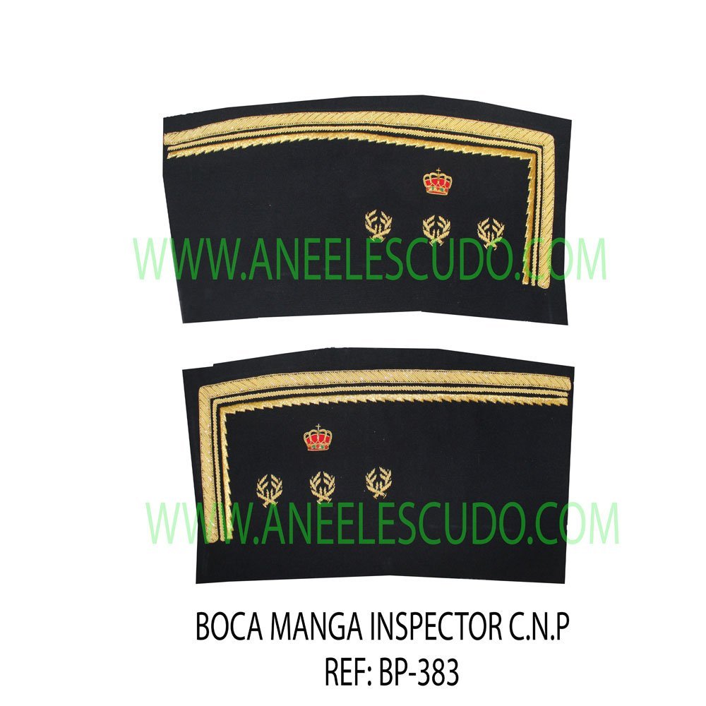 Boca Mangas De Inspector C.N.P BP-383