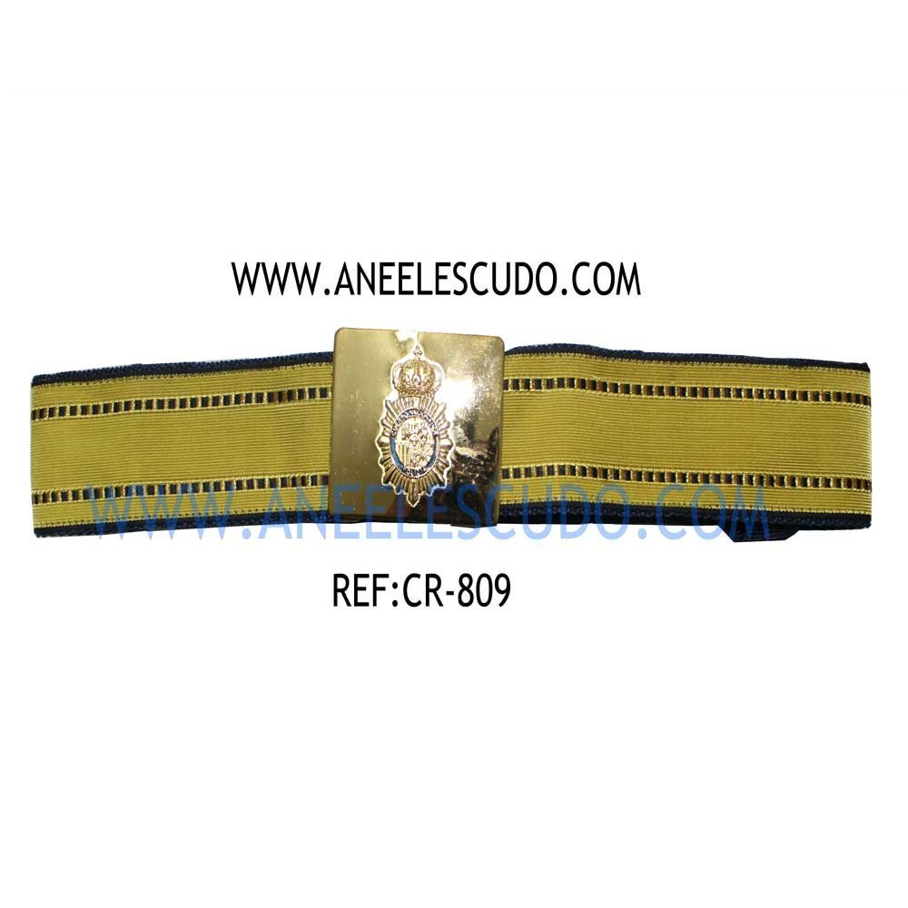 Cinturon De Gala De Polcia Nacional CR-809