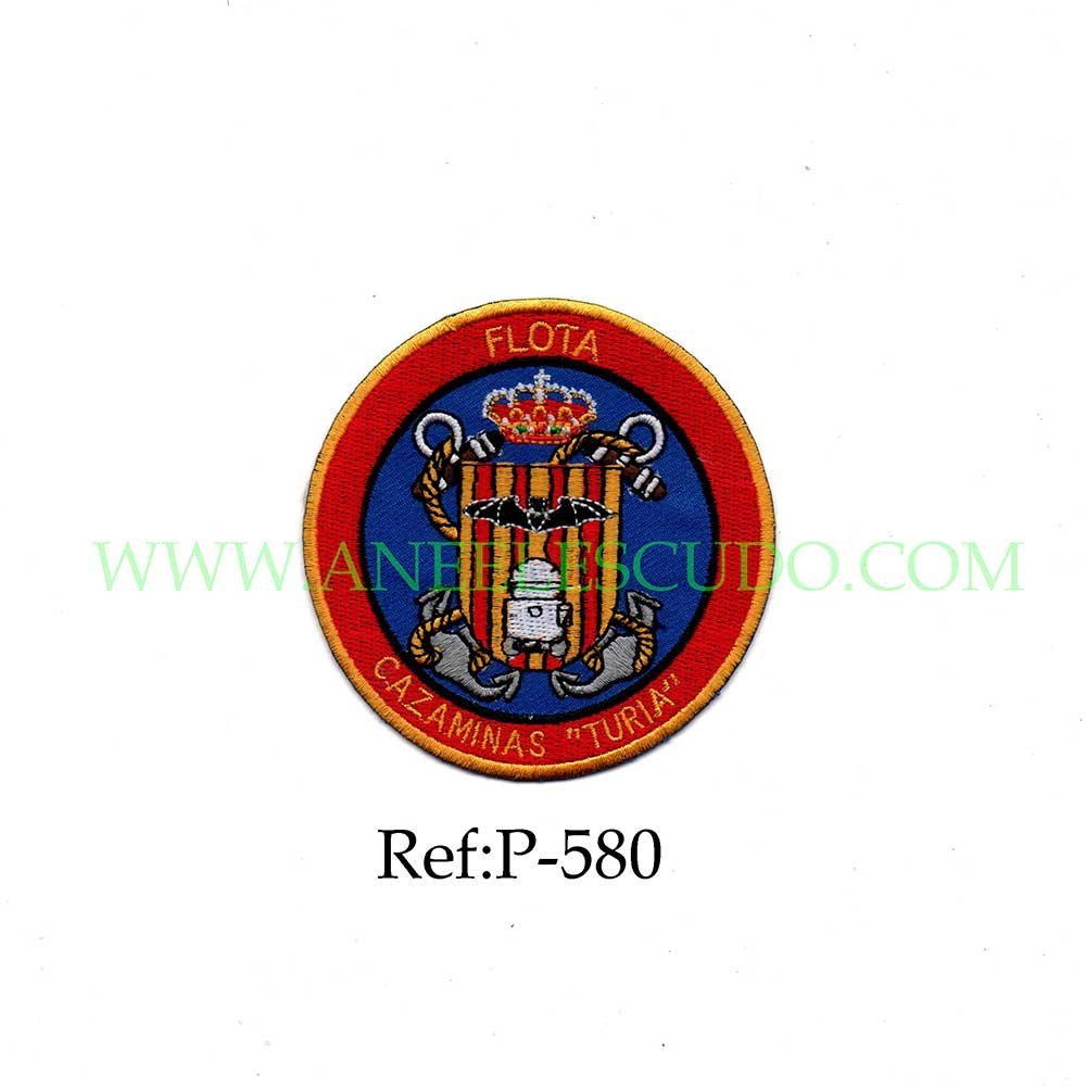 Parche De Flota Cazaminas Turia P-580