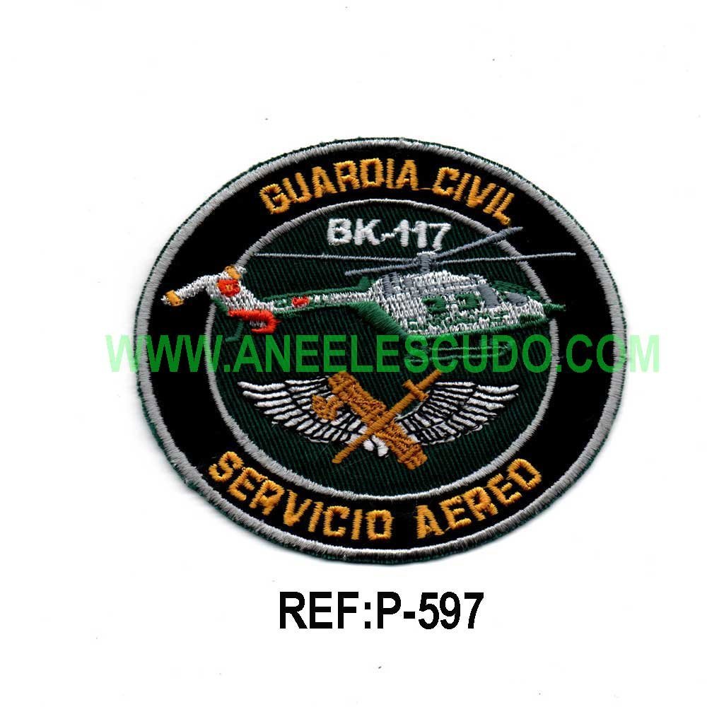 Parches De Guardia Civil Servicio Aereo P-597