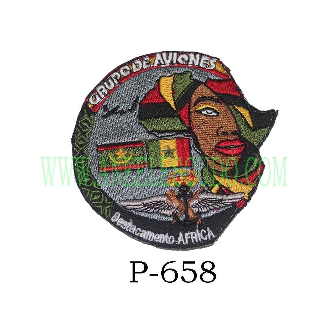 Parche Bordado – Despliegue África – "Grupo de Aviones P-658
