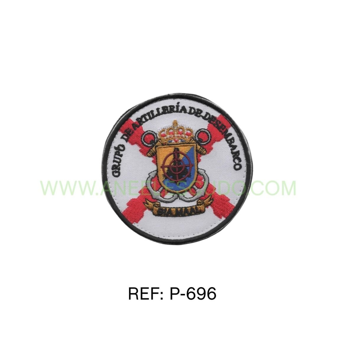 Parches De Grupo de Artillería de Desembarco (GAD) P-696