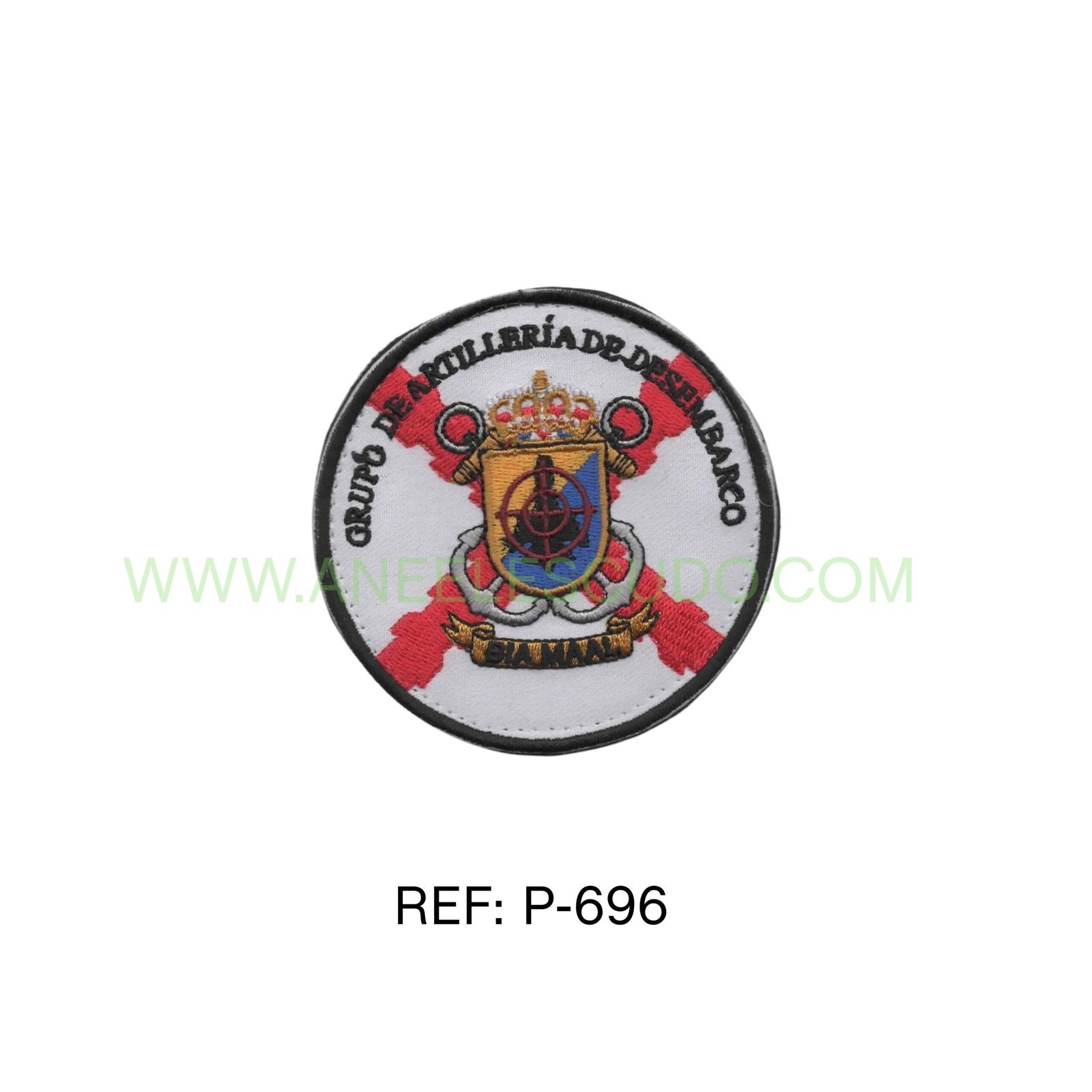 Parches De Grupo de Artillería de Desembarco (GAD) P-696