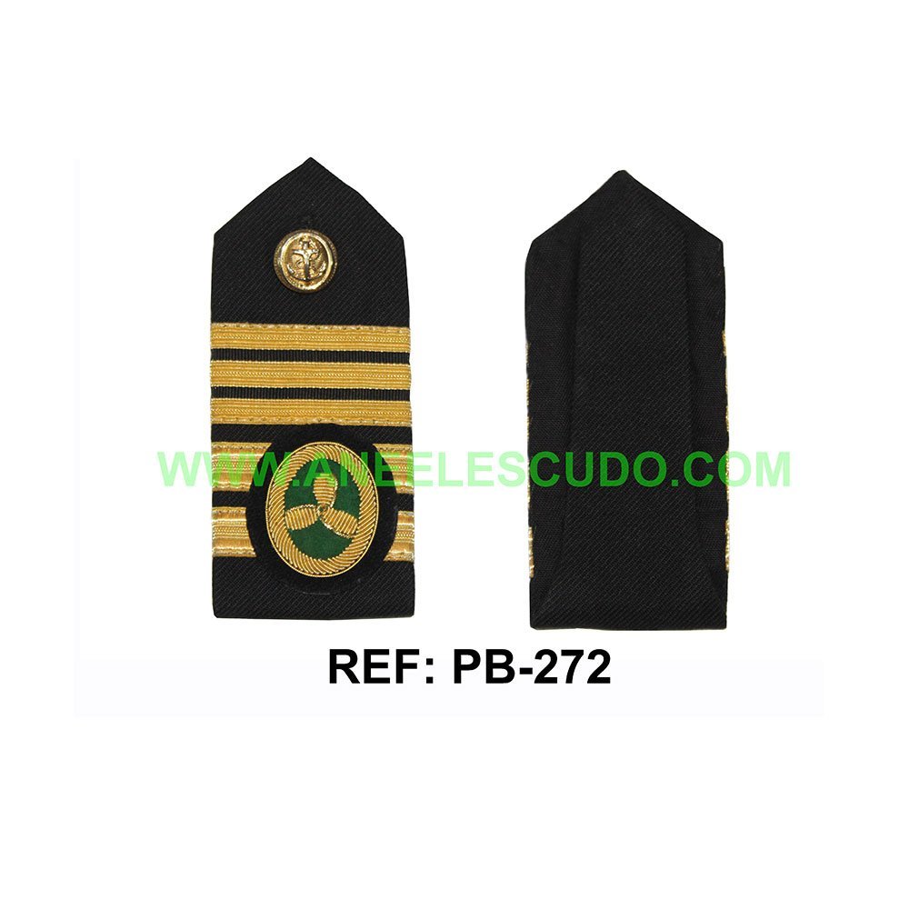 Hombreras Pala De Capitan De Maquina PB-272
