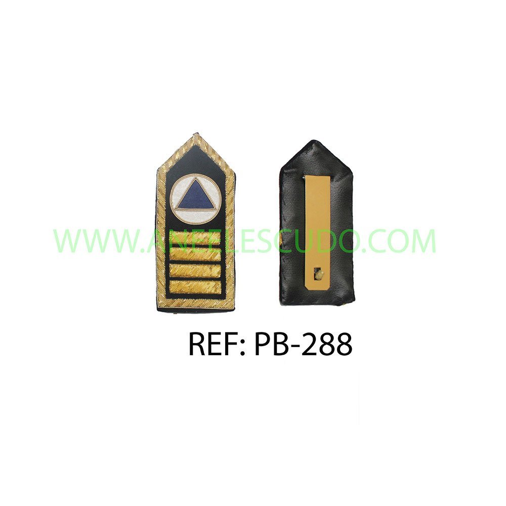 Hombrera Jefe De Proteccion Civil PB-288