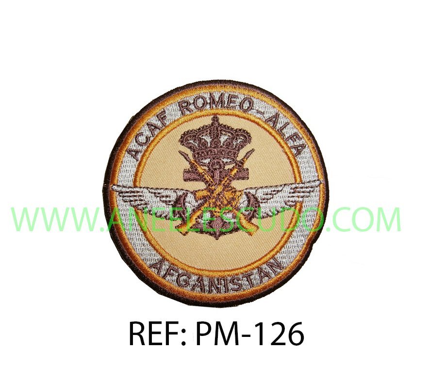 Parches De Acaf Romeo Alfa Afghanistan PM-126