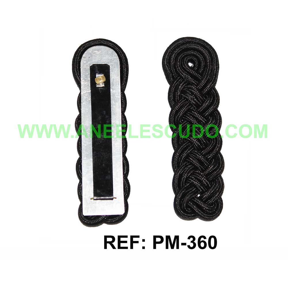 Hombreras Negra PM-360