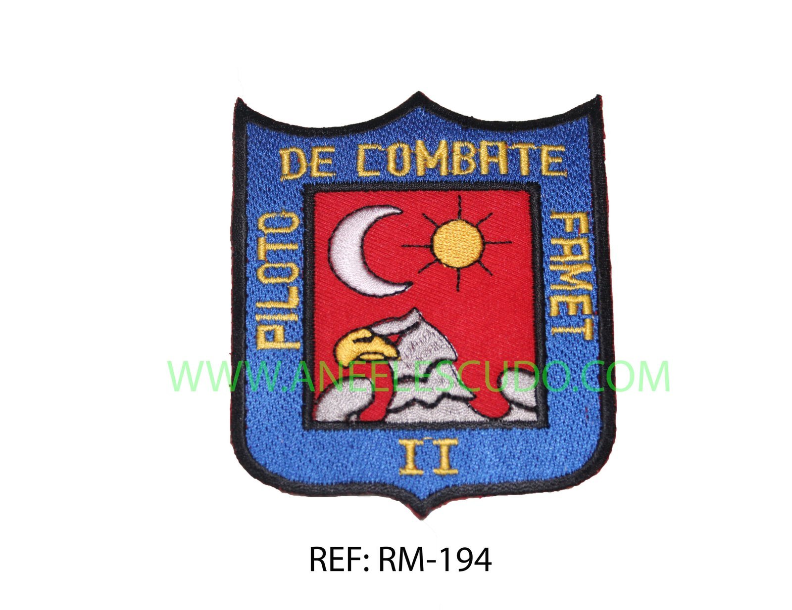 Parches De Piloto De Combate Famet II RM-194