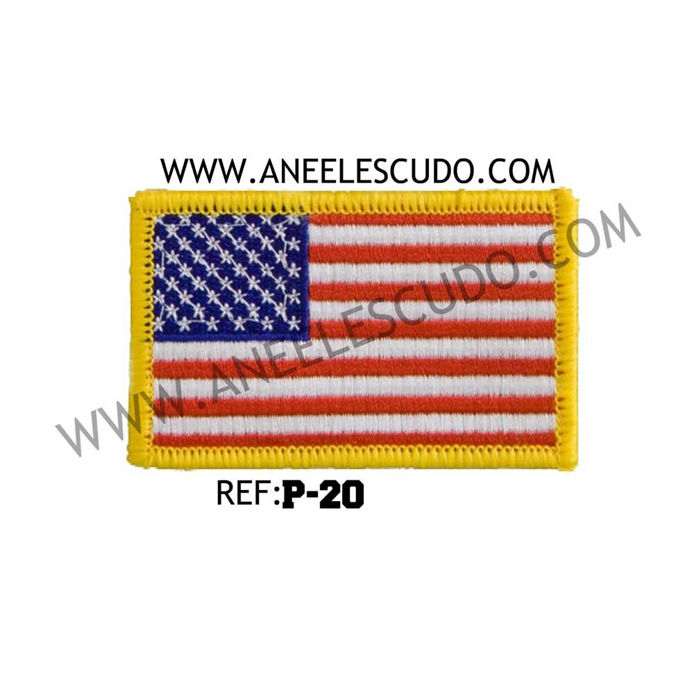Parche Bandera USA P-20