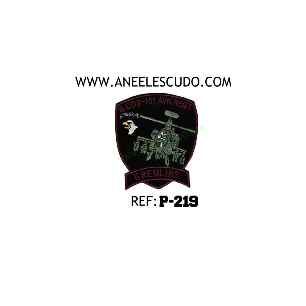 Parche Insignia Negra P-219