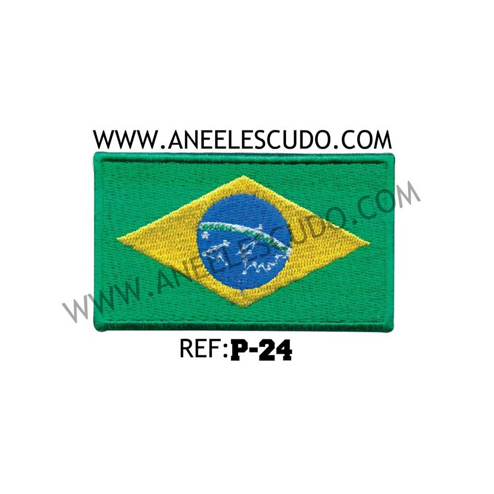 Parche Bandera Brasil P-24